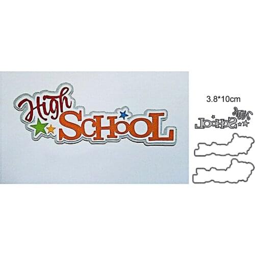High School Students metal cutting dies cut die mold Scrapbook paper craft knife mould blade punch
