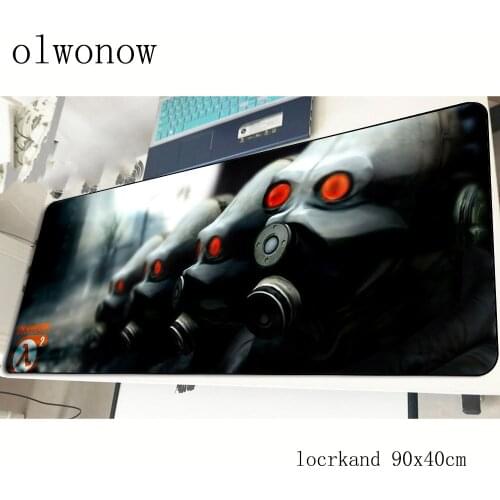 Half life pad mouse computer gamer thick mouse pad 900x400x3mm padmouse locked edge mousepad ergonomic gadget office desk mats
