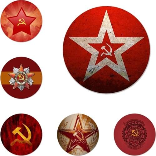 New ArrivalSoviet Union USSR Flag Badge Brooch Pin Accessories For Clothes Backpack Decoration gift