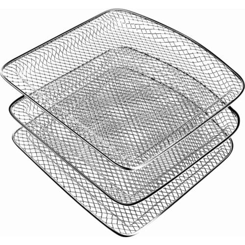 Air Fryer Accessories,Air Flow Racks for 6QT Chefman, Aria and Ultrean Air Fryer Oven,Dehydrator Racks, Fruits and Meats