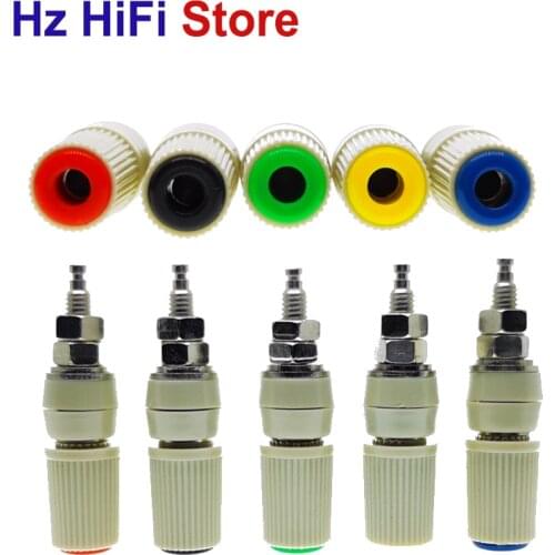 1PCS 30A Connector Amplifier Terminal Binding Post Banana Speaker Plug Jack Adapter Socket