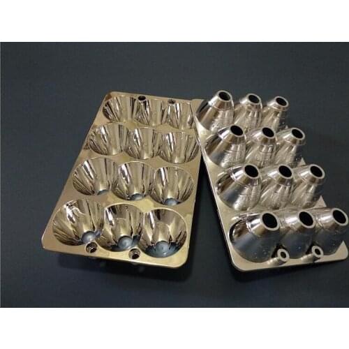 #RVZG-153 New High quality Led Reflector Cup, Headlight Reflective Cup, Size: 153X92.5X26mm, Surface: Plating, PC