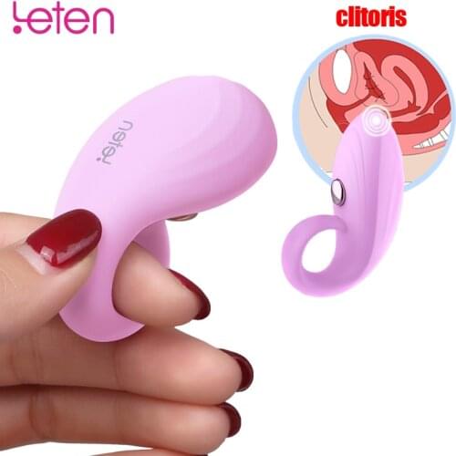 Leten Sex Product Finger Vibrator G-Spot dildos Clitoris Stimulator sex toys for woman Erotic Adult Toys For Women sex shop