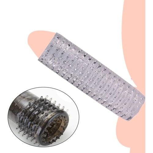 Super Big Cock Ring High Elastic Erection Enlargement Long Penis Ring Sleeve Delay Ejaculation G-spot Massage Sex Toys for Men