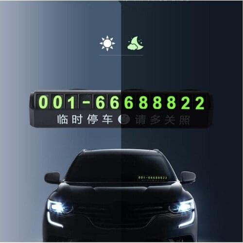 Luminous Car Temporary Parking Accessories for Renault 2 button Clio Scenic Megane 2 Duster Sandero Captur Twingo Modus