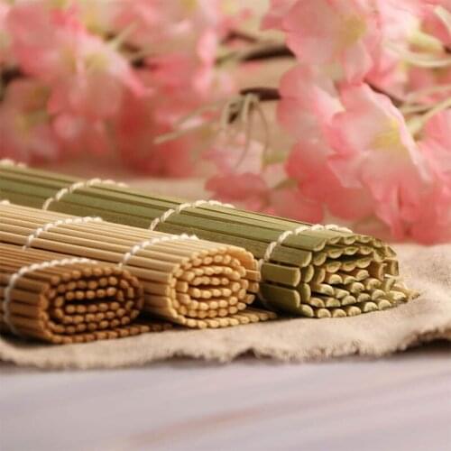 BambooSushi Curtain Cooking Accessories Sushi Rolling Roller Hand Maker Sushi Tools Rice Ball Making Non-Stick Tool