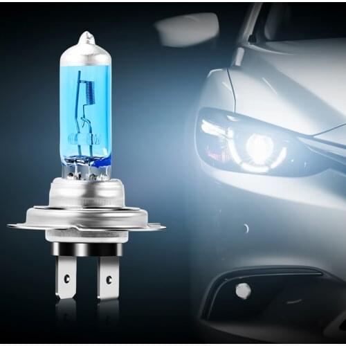 1pcs Super White Halogen Bulb H7 Auto Halogen Lamp Fog Lights 100W 12V 5000K Motorcycle Car Headlight Lamp
