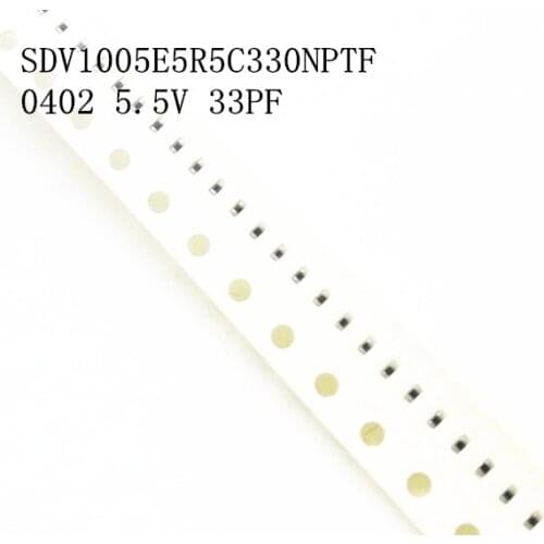 100pcs SDV1005E5R5C330NPTF 0402 5.5V 33PF SMD ESD SMT CHIP Varistor