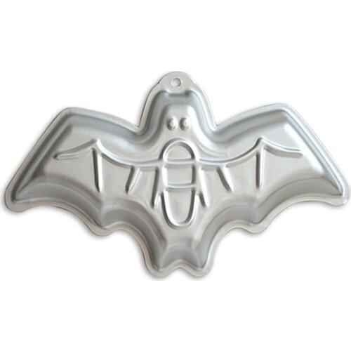 12 Inch Bat Shaped Aluminum 3D Cake Mold Baking Mould Tin Cake Pan for Halloween Party