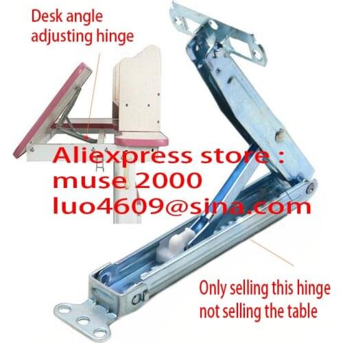 12 gears angle hinge connecter Drawing desk leaning Tilt angle adjusting Slope surface plate board alloy steel hinge hardware
