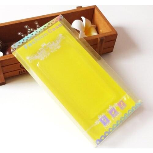 150 pcs Wholesale Customized Logo dust-proof Wireless Store Plastic PVC Box Retail Packaging Bag for Phone Case For iPhone 7