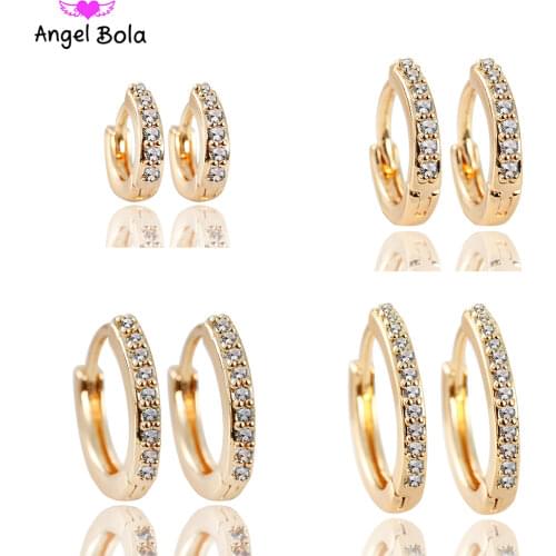 Женские золотые серьги Angel Bola China At AliExpress