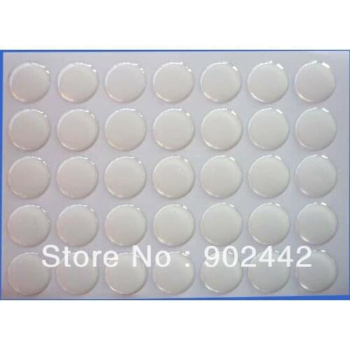 Free Shipping 2000 pcs/Lot 17 mm Round Transparent Epoxy Sticker for DIY Jewelry Decoration