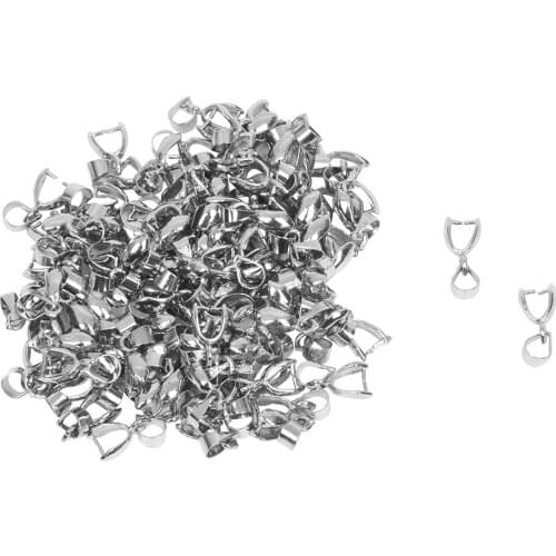 CNIM Hot 100 PCS Locking Metal Pendant Strap 9 x 6 mm TOP