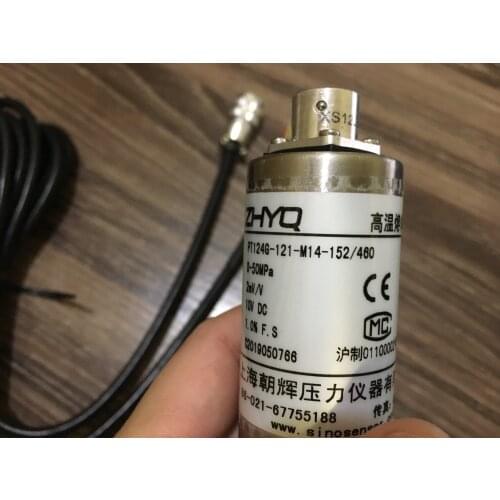 Shanghai Chaohui PT124G-121-M14-152/460 melt pressure sensor output 2MV / V 0-50Mpa 10v cd