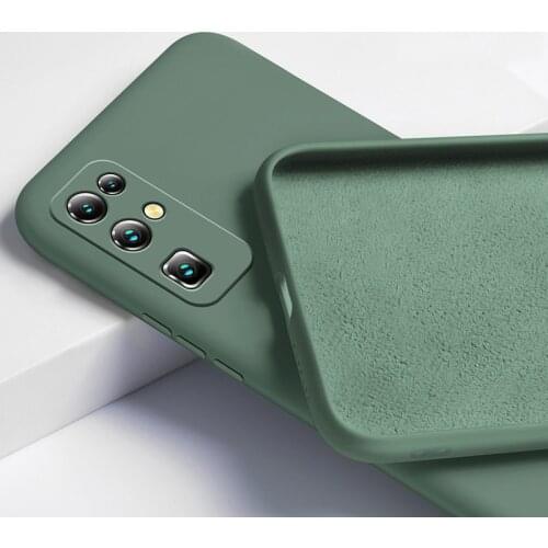 For Huawei Honor 20 30 Pro View 30 Case Liquid Silicone Matte Soft Cover For Honor 20 Pro Flexible Shockproof Phone Case Funda