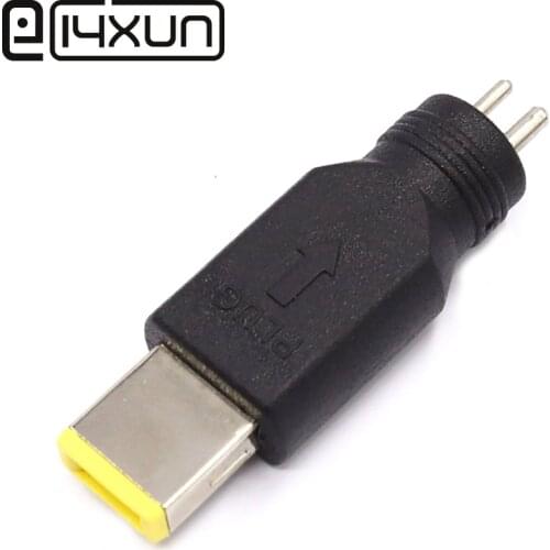 EClyxun 1pcs 2 Pin Laptop Adaptor Connector Converter 20v Slim Tip For Lenovo ThinkPad X1 Carbon T440p G40 X270 Notebook Charger