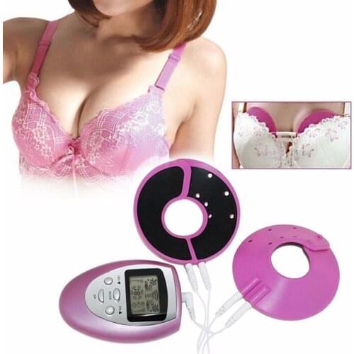 Electronic Breast Massager Enhancer Enlarger Chest Pulse Bust Muscle Machine Top Quality