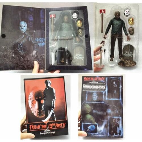 NECA Jason Figure Black Friday 1980 Jason Murderer Luxury action Figure Collectable Model Toy 7inch 18cm