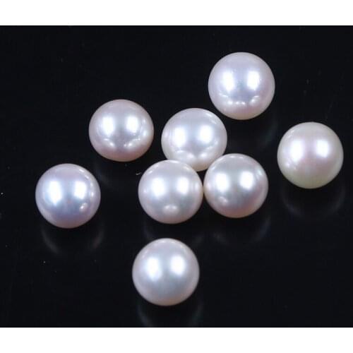 AAA quality 6-6.5mm perfect round shape freshwater pearl white loose pearl for jewelry making