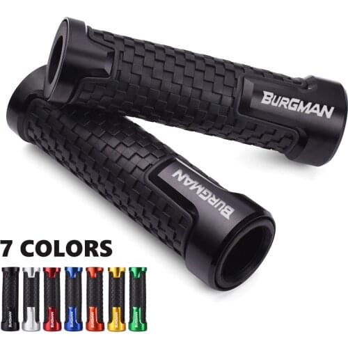 Motorcycle Handlebar Grips CNC Hand Thruster Grips For SUZUKI BURGMAN 650 400 125 200 250 AN650 AN400 AN125 AN200 Accessories