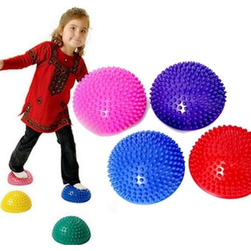 Clearence 1pcs Children Inflatable Balance Ball Outdoor Sports Toys Colorful Balance Coordination Ball Kids Health Care