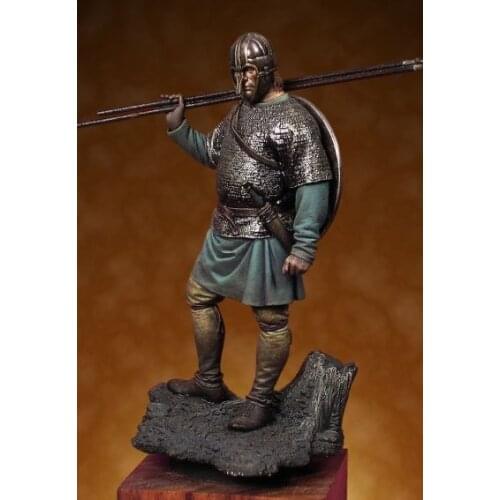 Unpainted Kit 1/32 54mm Northumbrian Warrior 54mm figure Historical Figure Resin Kit