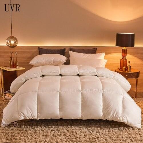 UVR New Hotel Duvet Core Single And Double Autumn And Winter Sales Gifts Quilt Thickened Warmth 95% White Goose Down Duvet