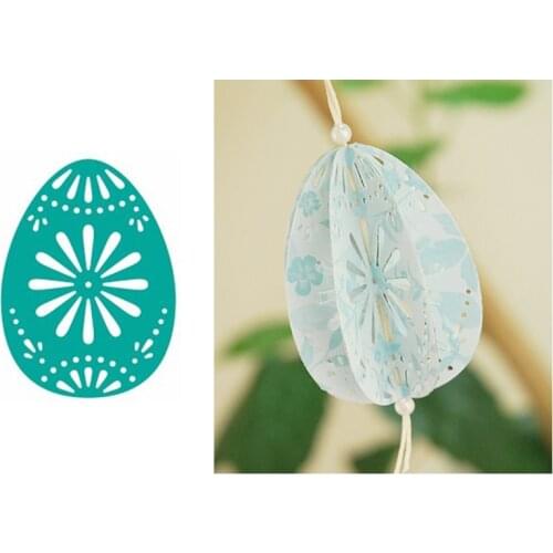 Easter Egg Metal Cutting Dies Stencils for DIY Scrapbooking Photo Album Decorative Embossing Paper Cards Crafts Template 2019