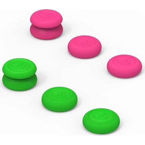 Anti-slip Silicone Rubber Thumb Grip Set Joystick Cap Analog Stick Cap for Nintend Switch NX NS Pro Controller & PS4/Slim/Pro