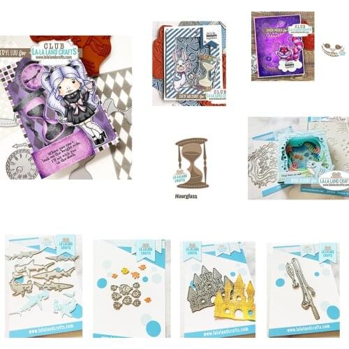 Time Hourglass Ocean Sets Under Sea Fish Beach Metal Cutting Dies Diy Scrapbooking Craft Stencil Photo Template Decor 2021 New