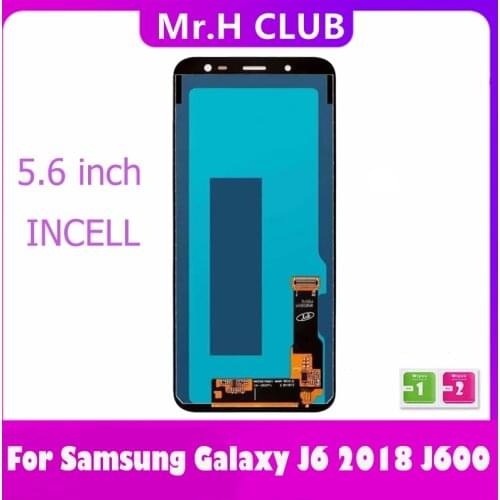Incell 5.6" LCD Screen For Samsung Galaxy J6 2018 J600 J600F J600Y SM-J600F J600G J600FN LCD Display Touch Screen Assembly