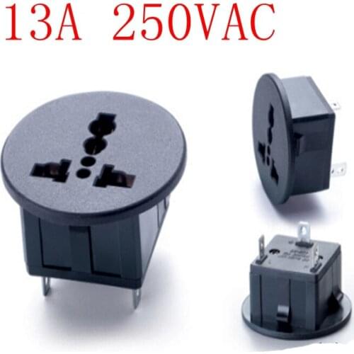 1pcs/lot Card Type Wall Socket Round Panel Multifunctional Conversion Wiring Plug SS-801-1