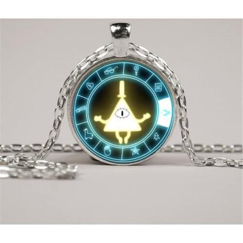 1 Piece/batch Drama Cartoon Round Steampunk Pendant Necklace Long Chain Womens Mens Christmas Gift Sweater Necklace Jewelry