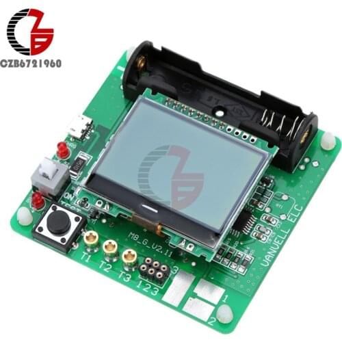 12864 LCD Display ATmega328 Transistor Tester Diode Triode Capacitance Meter/MOS/PNP/NPN M328 Multifunction Meter