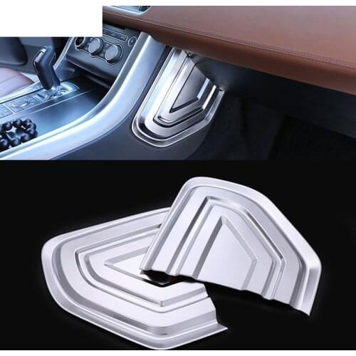 For Land Rover Range Rover Sport 2014-2019 Car Accessories ABS Chrome Contral U Shape Panel Cover Trim New Arriavls
