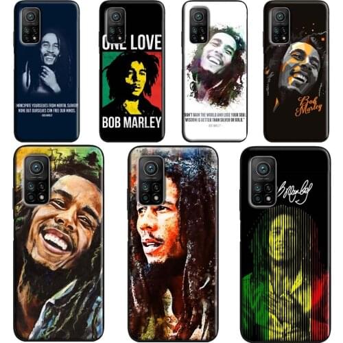 Bob Marley For Xiaomi Mi 11 Lite Ultra 9 10 A3 Mi 10T 9T Pro Case For POCO M3 F3 F1 F2 X3 Pro Coque
