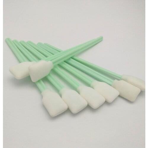 Vilaxh 100Pcs Cleaning Swabs Sponge Stick For Epson/Roland/Mimaki/Mutoh Eco solvent printer Cleaning Swab