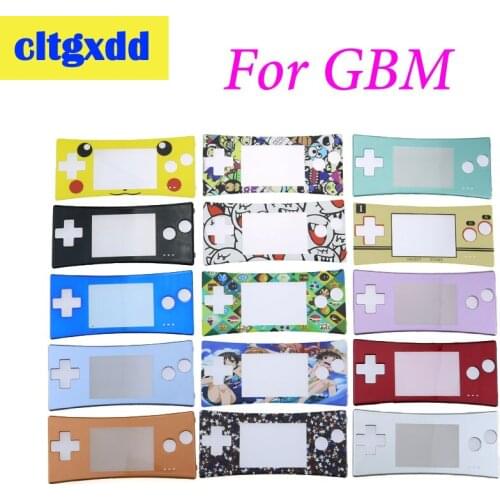 Cltgxdd Screen Cover Front Faceplate Cover Replacement For Nintendo GameBoy Micro Shell Housing Case Cover For G B M