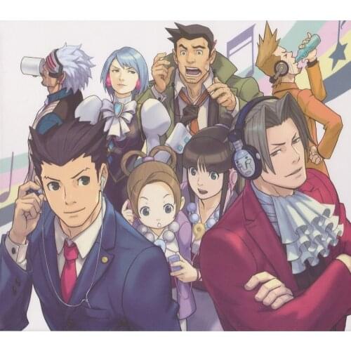 Home Decor Phoenix Wright Ace Attorney Dual Destinies-Silk Art Poster Wall Sicker Decoration Gift