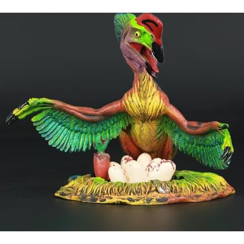 Oviraptor Dinosaur Action Figure Toys Plastic Animal Collectible Model Toy Gift