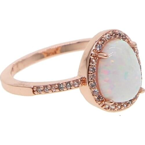 Nice Luxury Big Opal Ring New Arrival Style for Women Girl Constant Love Vintage Knuckle Rings Fashion Anniversary Jewelry Gift