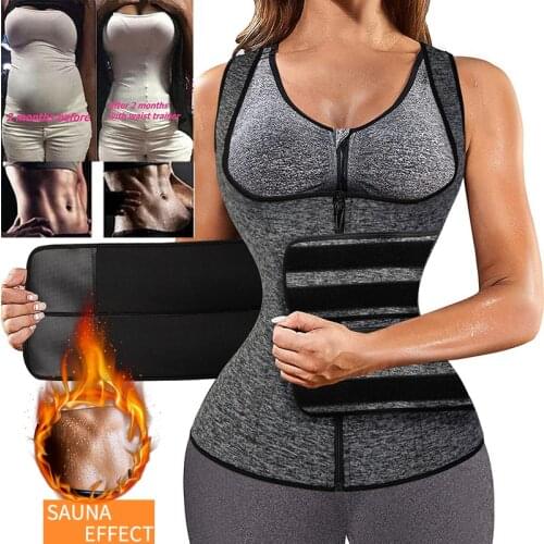 Women Corset Sauna Sweat Vest Waist Trainer Neoprene Body Shaper Slimming Belt Shapewear Underwear Modeling Strap Waist Corsets