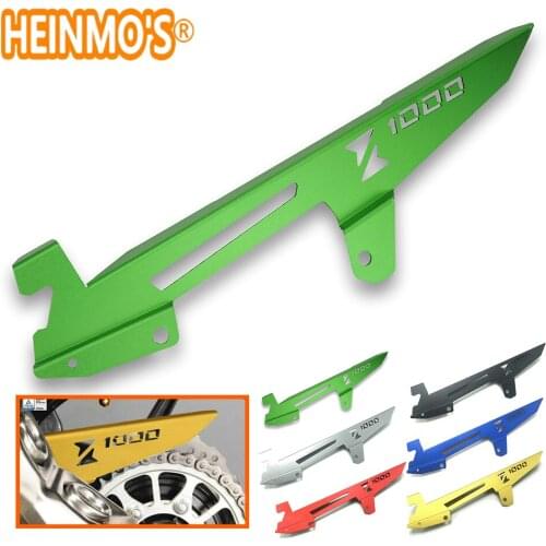 Motorcycle Chain Cover For Kawasaki Z1000 2010-2017 CNC Aluminum For Kawasaki Z1000SX 2011-2017 Protector Guard Cover Decoration