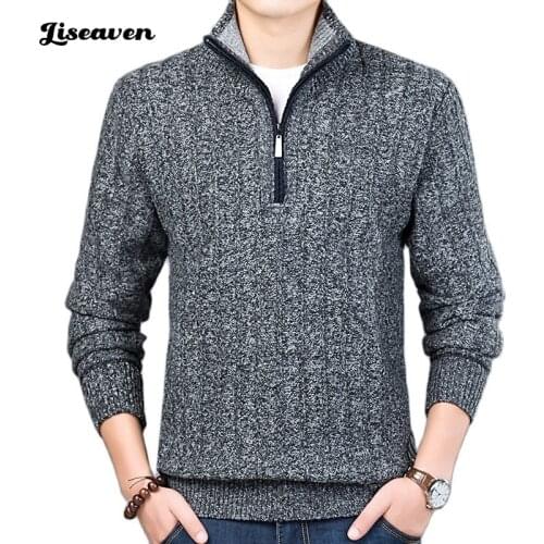 Мужские вязаные пуловеры Liseaven China At AliExpress