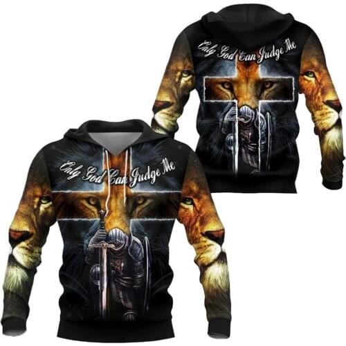 Knights Templar Fashion Hoodies For Men 3D All Over Printed Spring/Autumn Casual Unisex Pullover Hooded Harajuku Streetwear