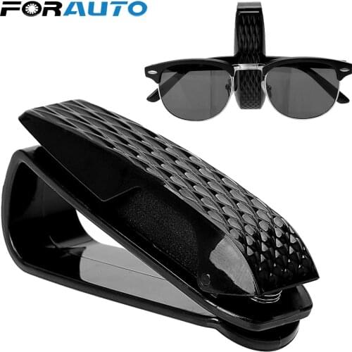 Portable Car Glasses Holder Storage Holder Sun Visor Sunglasses Eyeglasses Clip Auto Fastener Clip Glasses Cases Car Accessories