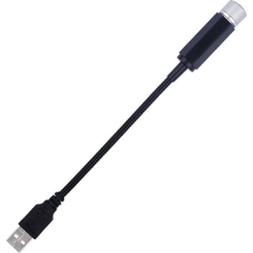 Car Roof Starry Sky Projection Dome Light Interior USB Romantic Atmosphere Light Beautiful Ceiling Lamp Decoration