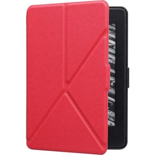 Foldable PU Leather Smart Case for Amazon Kindle Paperwhite 1 2 3 DP75SDI with Stand Holder E-book Shell