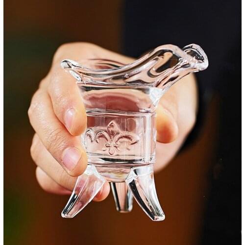 100ml Three-Legged Wine Cup Antique Cup Vintage Jazz Wine Glass Dewars Cup Creative Vodka Shot Glass Palace Royal Party Spirits